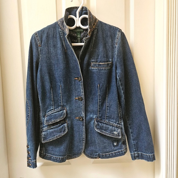 Lauren Jeans Company Ralph Lauren DENIM JEAN JACKET Size-Small - Picture 1 of 5